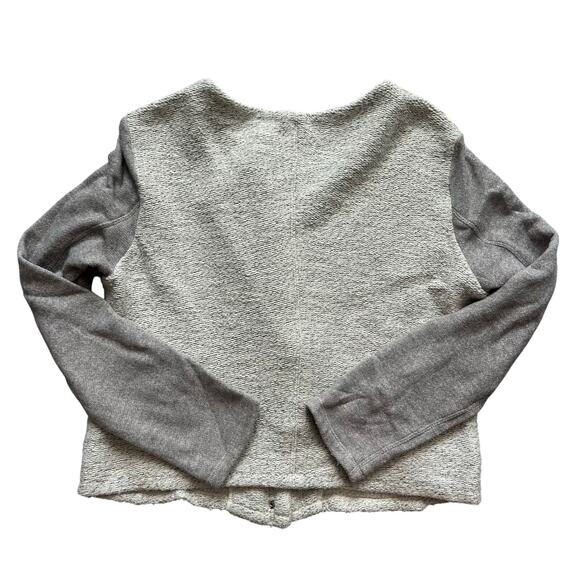 Ann Taylor LOFT Gray/Cream Button Up, Cardigan- L - Picture 2 of 8